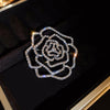 Silver Open Rose