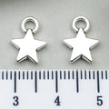 Antique Silver Zinc Alloy Five Point Star Sun Moon Charm Pendant for DIY Jewelry