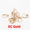 Leverback Earring Findings With Flat Pad in Five Finishes view 3