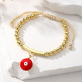 Assorted Bead Stretch Bracelets with Evil Eye Charms view 10