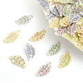Polished Gold Silver Leaf Alloy Charms in 8 Styles view 1