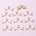 Round Sunglasses Enamel Alloy Charms in Seven Colors view 8