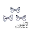 Openwork Butterfly Metal Beads Components for Jewelry Making view 3