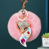 White-Fox-Pink-Pom