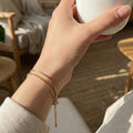 Double Layer Fine Chain Bracelets in Three Metal Finishes view 3