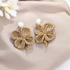 Brown Woven Flowers
