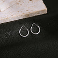 Silver Mini Hoop Earrings Teardrop Coil Bar Ball Styles view 6