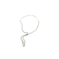 White Pearl Look Necklaces in Three Beaded Designs view 5