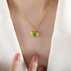 Green Cat Necklace