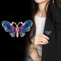 Butterfly Enamel Metal Brooch Pin for Jackets and Lapels view 3