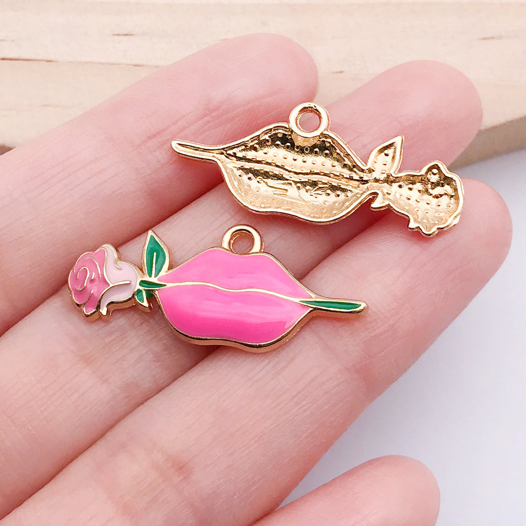Zinc Alloy Enamel Skull Ghost charm pendant for DIY Halloween necklace earring