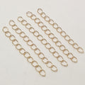 Short Metal Extension Chains in Seven Finishes and Two Link Sizes view 10