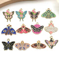 Yellow Butterfly Metal Charms with 13 Listed Options view 1