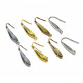 Teardrop Paddle Earring Hook Findings in Six Styles view 5