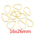 Geometric Outline Metal Charms in Star Moon Heart and Floral Shapes view 9