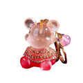 Bubble Pearl Seated Bear Keychains in Five Colors plus Assorted Option view 5