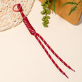 Braided Knot Cord Phone Bag Keychain Metal Ring Ten Colors view 10