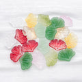 Ginkgo Leaf Glass Charms in Eight Individual Color Finishes view 4