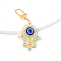 Enamel Hamsa Evil Eye Lobster Clasp Keychain 8 Styles view 12