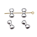 Bow Spacer Bead in 1 Finish for Jewelry and Craft Making view 3