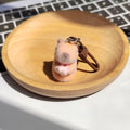 Flocked Capybara Plush Keychains Lobster Clasp 3 Styles view 2