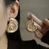 Gold Shell Studs