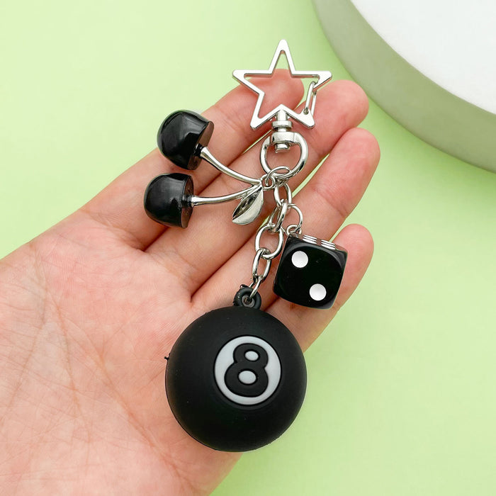 Fruit Charm Keychains in 10 Pictured Variations for Bags and Keys