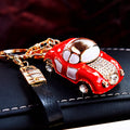 Mixed Beetle and Princess Car Keychains with Four Colored Wrist Straps view 2