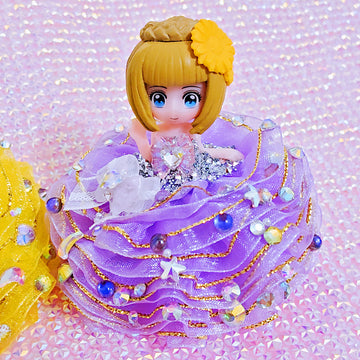 Aristocratic Ballgown Doll Keychains in Eleven Colors plus Assorted Option