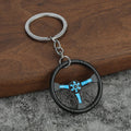 Three-Spoke Steering Wheel Keychain in Five Colors view 3