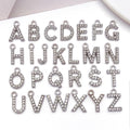 Metallic Alphabet Letter Metal Charms with 54 Listed Options view 1