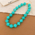 Acrylic Round Bead Necklaces And Bracelets Gold Spacers Ten Styles view 10