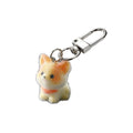 Flocked Plush Dog Breed Keychains Lobster Clasp Four Styles view 5
