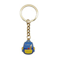 Hello School Backpack Enamel Keychain Blue Yellow Red view 7