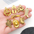 Gold-Tone Western Theme Metal Charms with 23 Listed Options view 2