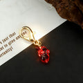 Transparent Anatomical Heart Lobster-Clasp Charms in Five Colorways view 6