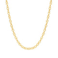 Heart Circle Link Chain Necklace Bracelet Gold Steel Rose view 11