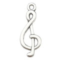 Antique Silver Musical Instrument Metal Charms with 26 Listed Options view 11