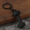 Creative Dumbbell Zinc Alloy Keychain Bag Charm Gift Accessory