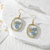 Blue White Sprigs