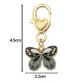 Four-Color Butterfly and Heart Lobster Clasp Charm Collection view 8