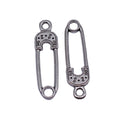 Decorative Safety Pin Charm Connector Jewelry Making Component view 4