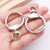 Silver Round Key Ring Clasp