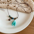 Botanical Cord Pendant Necklaces in Six Floral Designs view 7