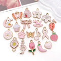 Pink Bow and Butterfly Metal Charms with 40 Listed Options view 3
