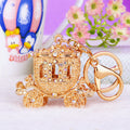 Jeweled Pumpkin Carriage Keychains in Nineteen Pictured Designs view 1