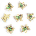 Polished Gold Silver Butterfly Alloy Beads in 16 Styles view 10