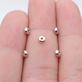 Smooth Rondelle Spacer Beads in Six Metal Tone Finishes view 5