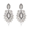 Silver Marquise Leaf