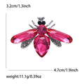 Silver Crystal Bee Insect Rhinestone Brooch Five Colors view 7